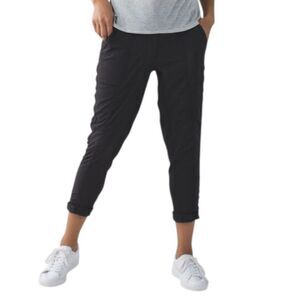 Lululemon Street To Studio Pant Unlined Mid Rise 28" Black